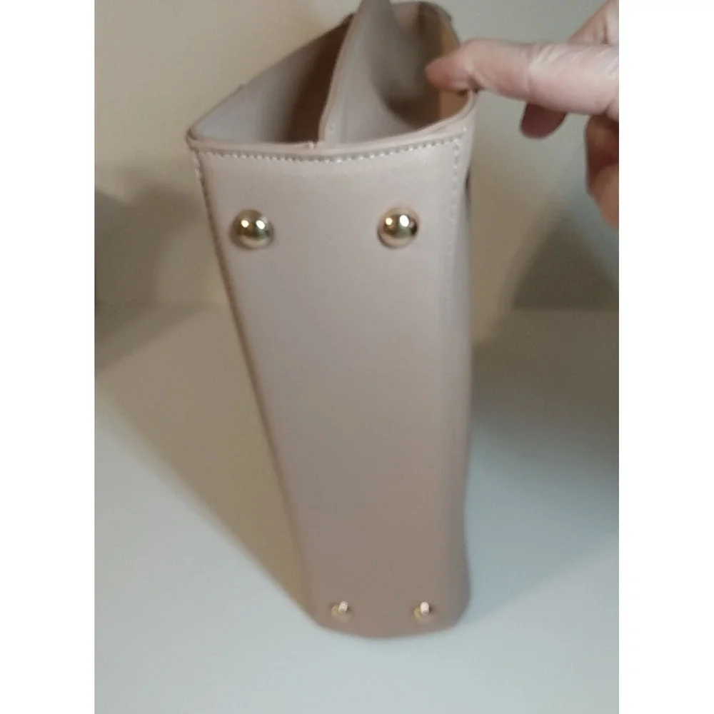 NWT Trina Turk Medium Blush Pink Satchel Purse Detach Strap MSRP 148.00